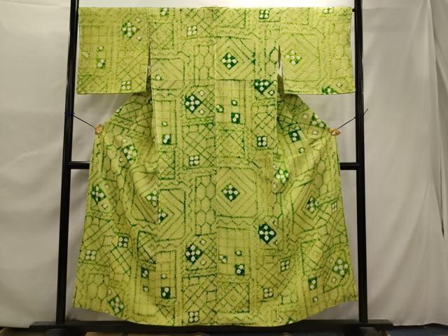 平和屋着物＃羽織 総絞り 笹竹文 正絹 逸品 未使用 CAAV5801id