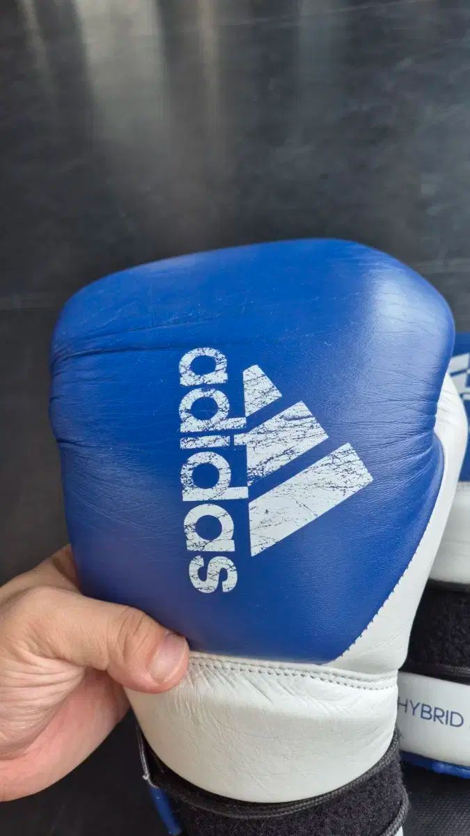 adidas アディダス ハイブリッド 350 ボクシング 14 ラウンド グローブ ブルー