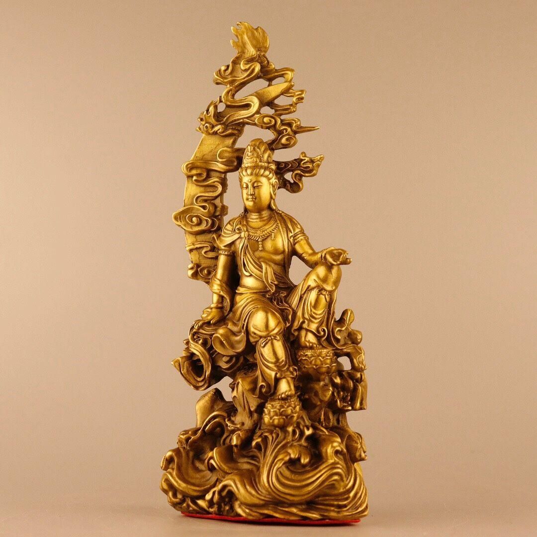 地蔵 菩薩 観音 銅製 仏像 彫刻 置物 開運 風水 地蔵 菩薩 観音 銅製 仏像 彫刻 置物 開運 風水 - メルカリ