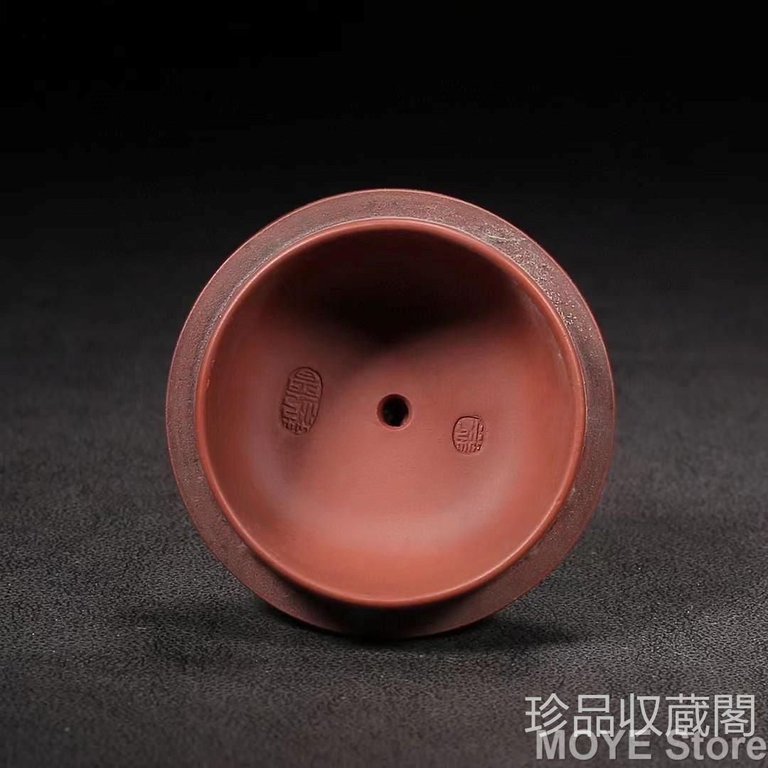 刻画 紫泥急須