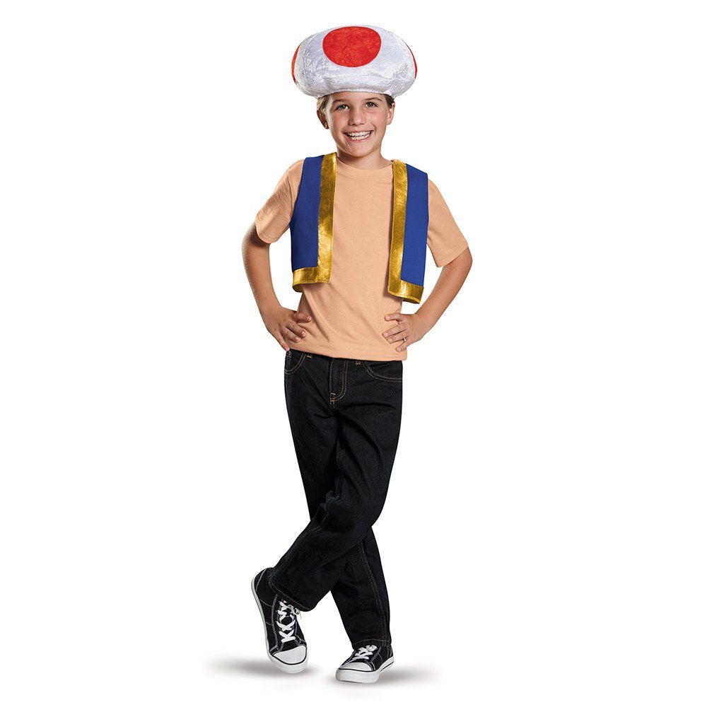 コスチューム スーパーマリオ キノピオ 男の子 ワンサイズ Disguise 85229 [One Size Child]