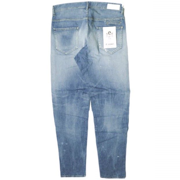 新品 e JEANS イージーンズ 日本製 LOOSE TAPERED 岡山児島 ダメージ 