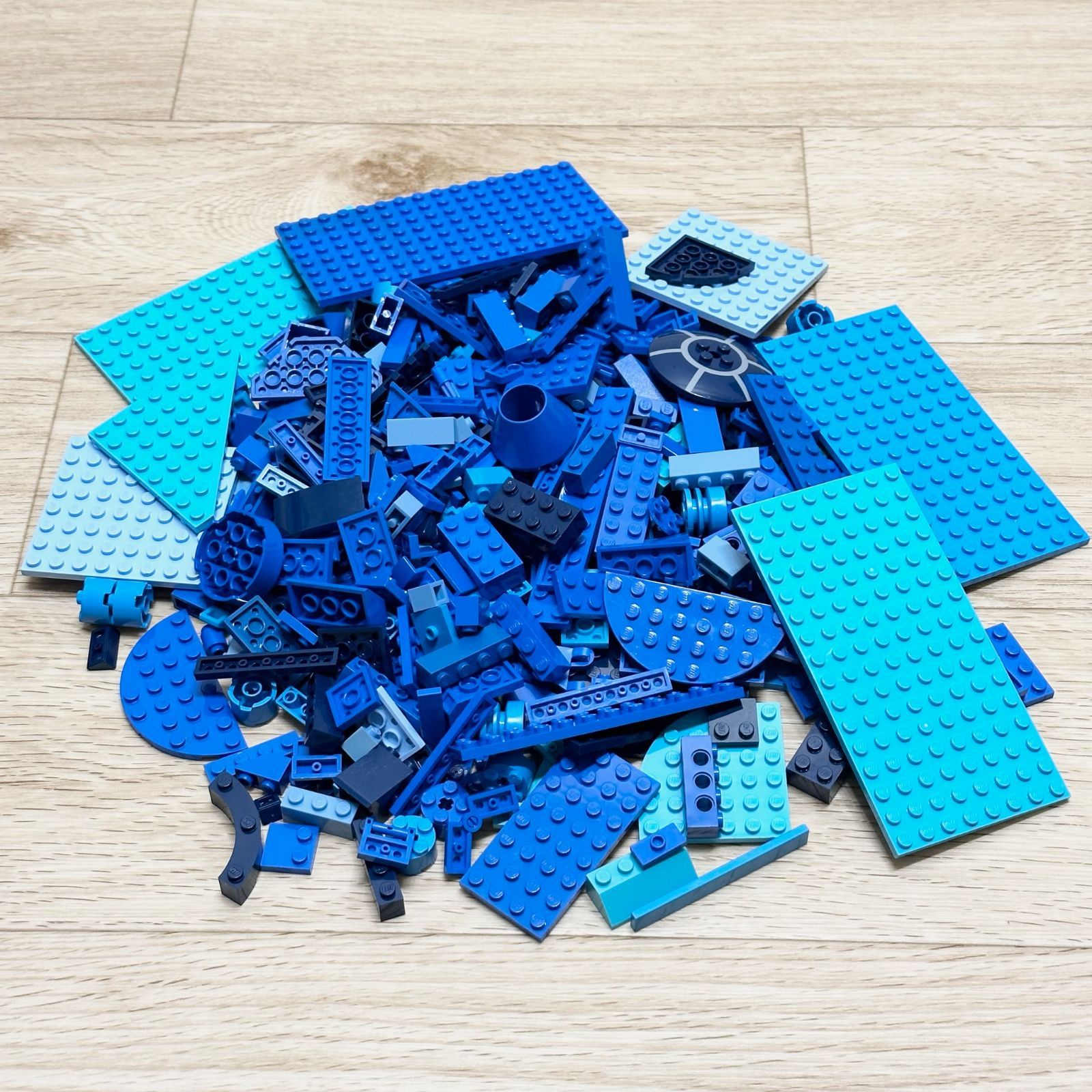 LEGO レゴ ブルー系 中古 パーツ 8x16プレート ラウンド スタッド