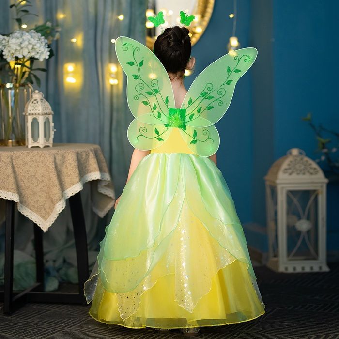 プリンセスドレス 子供ドレス 女の子 キッズ 姫様ドレス 花の妖精 