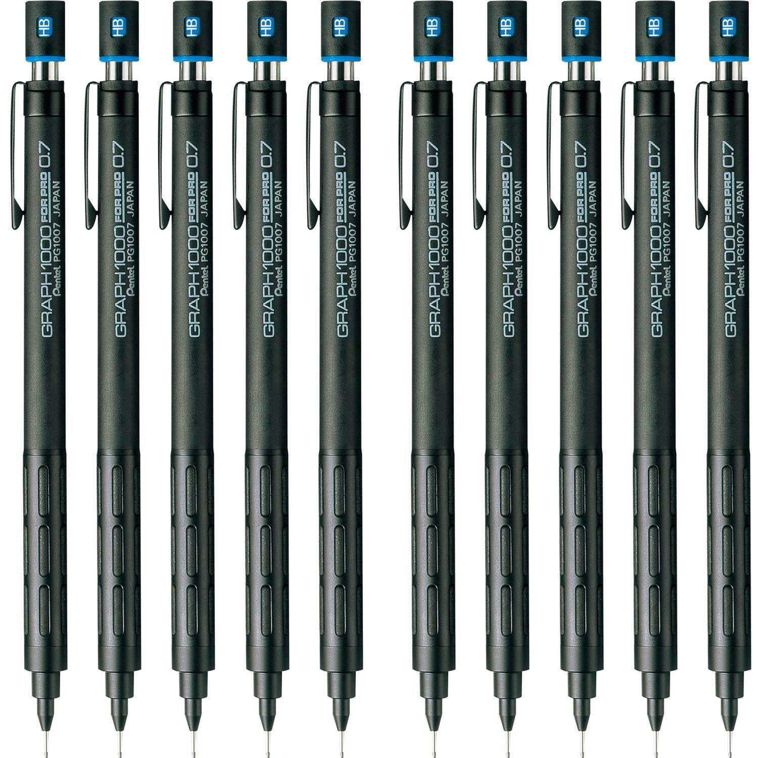 ぺんてる シャープペン グラフ1000 フォープロ 0.7mm 10本 PG1007