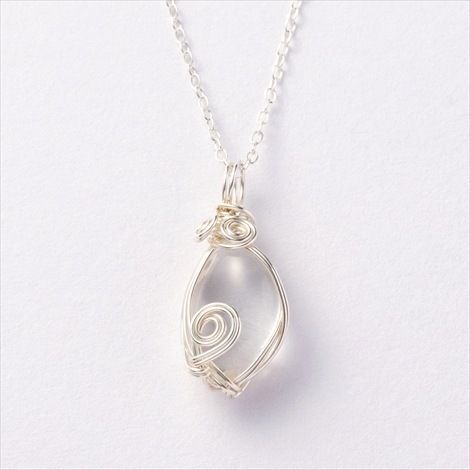 囚われのパルマ ハルトからのプレゼント 鉱石のペンダント アクセサリー 水晶