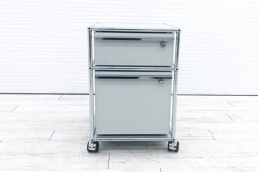 ロールボーイ USMハラー 中古 ハラーシステム 2段ワゴン USM Haller