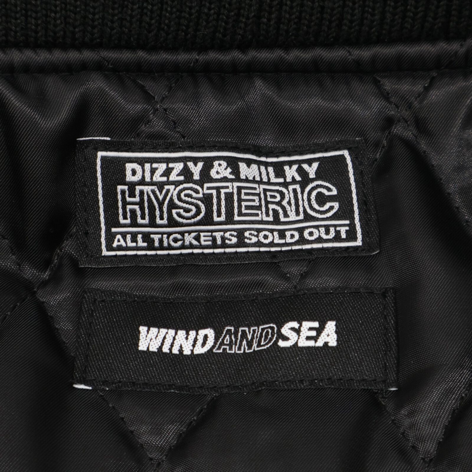 WIND AND SEA ウィンダンシー ×ﾋｽﾃﾘｯｸｸﾞﾗﾏｰ WDS-HYS-3-01 ﾌﾞﾗｯｸ