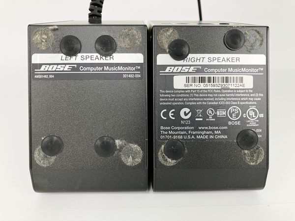 BOSE Computer MusicMonitor 301482-004 ペア 中古 Y8020893 - ReRe