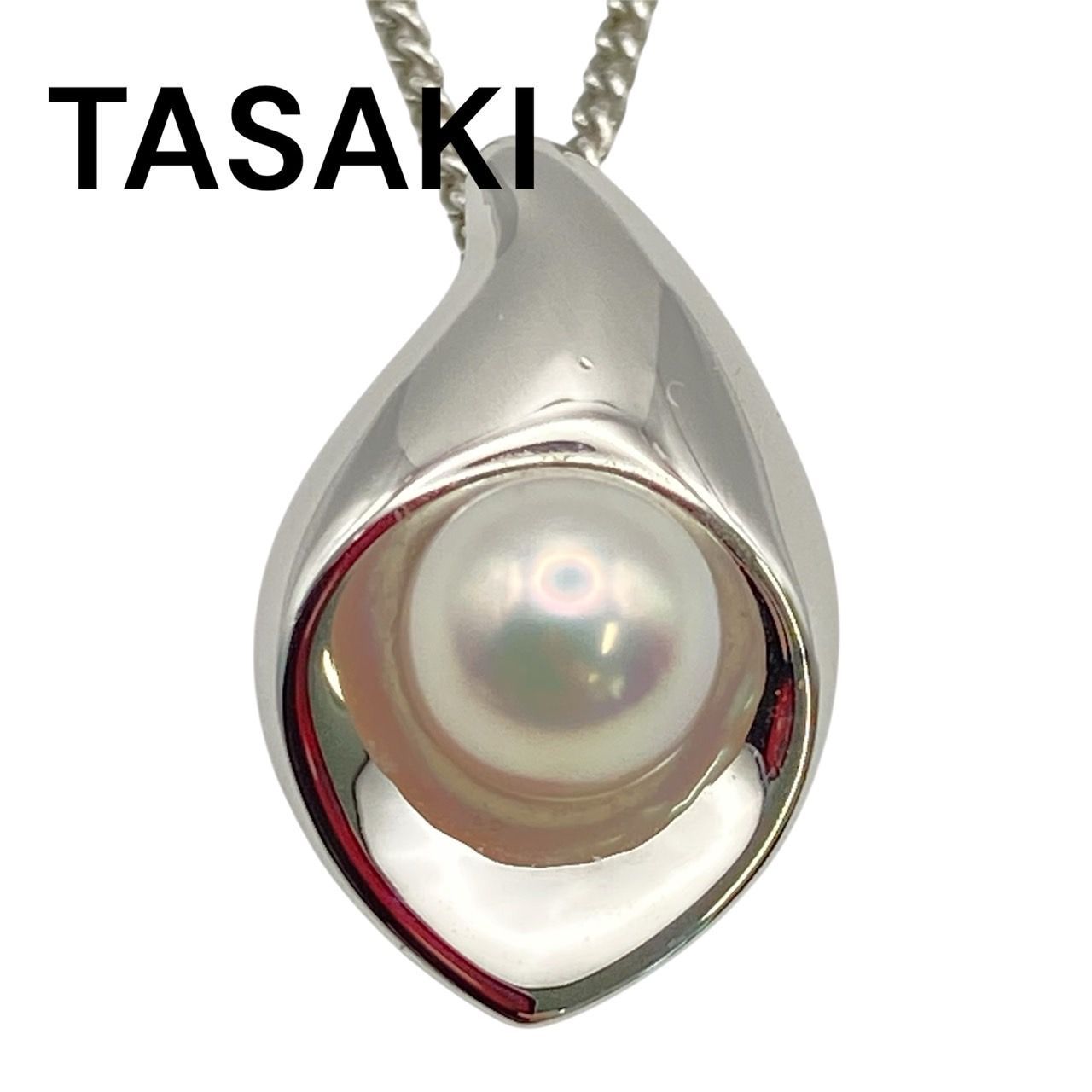 美品 田崎真珠 TASAKI タサキ パール ネックレス スターリング