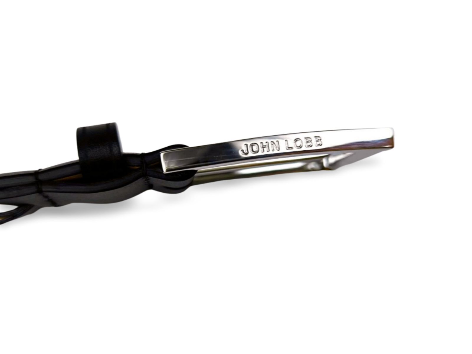 John lobb ブラックカーフベルト John Lobb | Square 022 Belt | Accessories