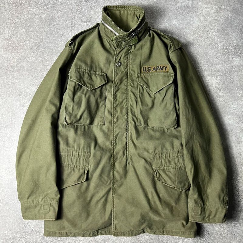 60s 70s US ARMY 米軍実物 M-65 フィールド ジャケット S-L 2nd