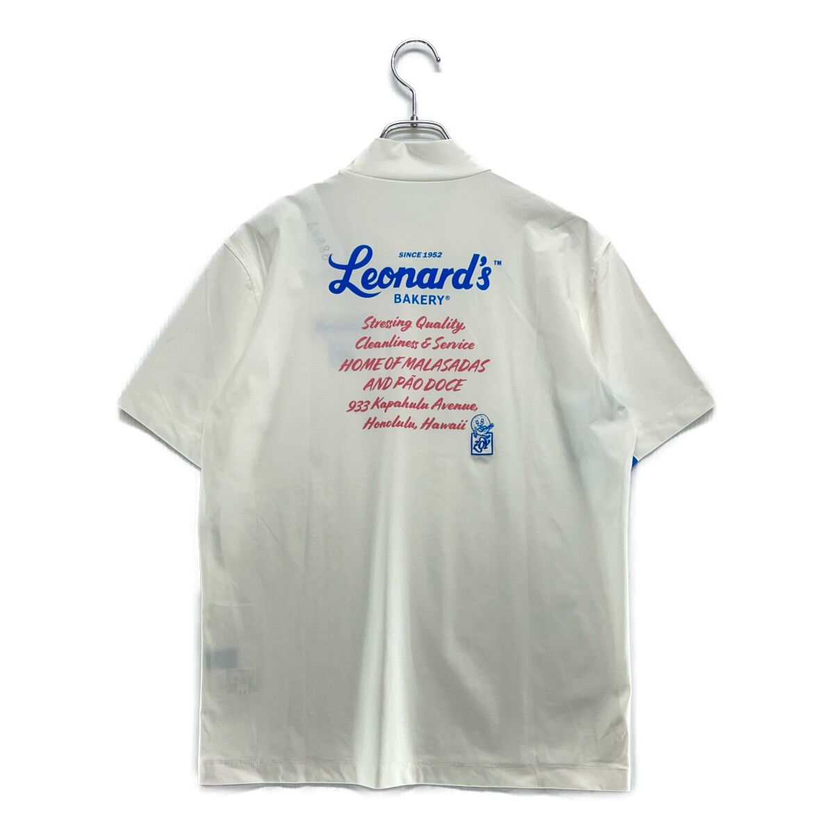 未使用ゾーイ ZOY レディース Tシャツ モックネック 半袖 レナーズ コラボ 中古 メンズ ゾーイ ZOY 半袖Tシャツ 2(L) 白 ホワイト モック