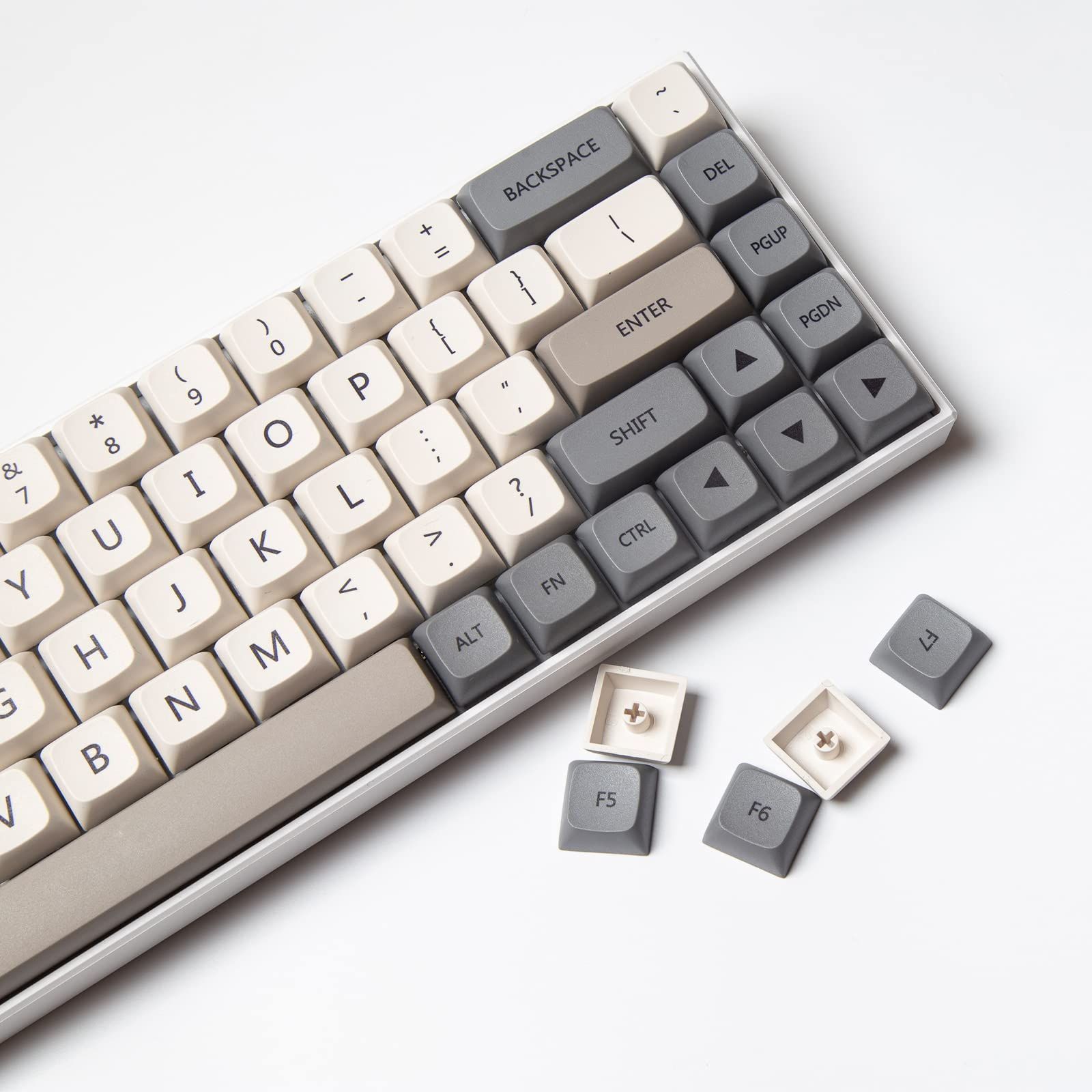 新品 PBT残り火の夜明け-重工業時代メカニカルキーキャップ、120 キー、XDAプロファイル、昇華、60％、65％、75％、80％、90％、100％のほとんどのレイアウトキーボードに適しています