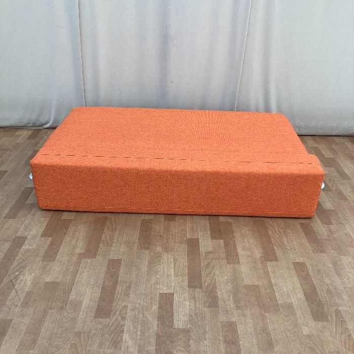モナリザ【中古】オレンジ ソファベッド 3WAY 2人掛け モナリザ様専用
