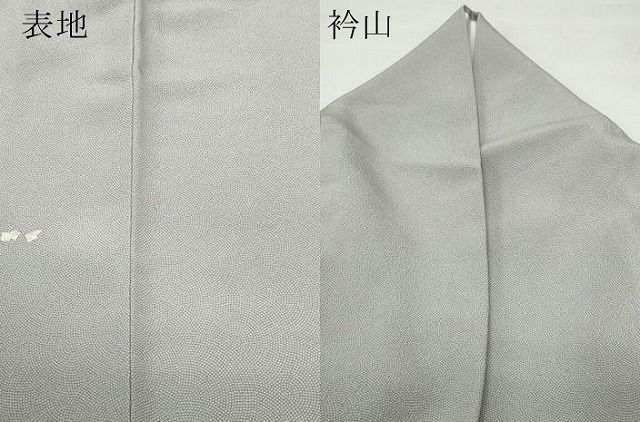 平和屋着物○訪問着 江戸小紋 印伝 雪輪草花文 暈し染め 金彩 さが美