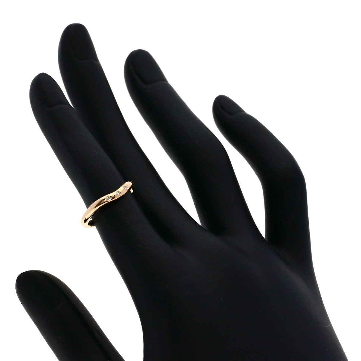 TIFFANY&Co. ティファニー カーブドバンド 3P ダイヤモンド