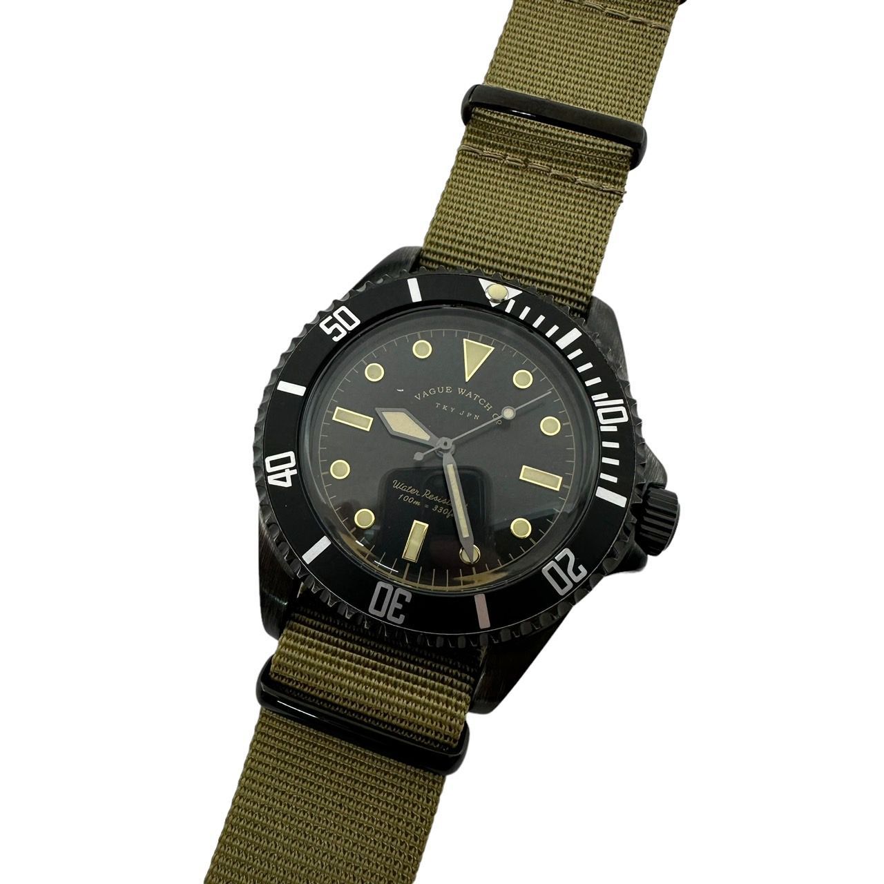 VAGUE WATCH Co. バーグウォッチ ブラックサブ 腕時計 クオーツ メンズ 