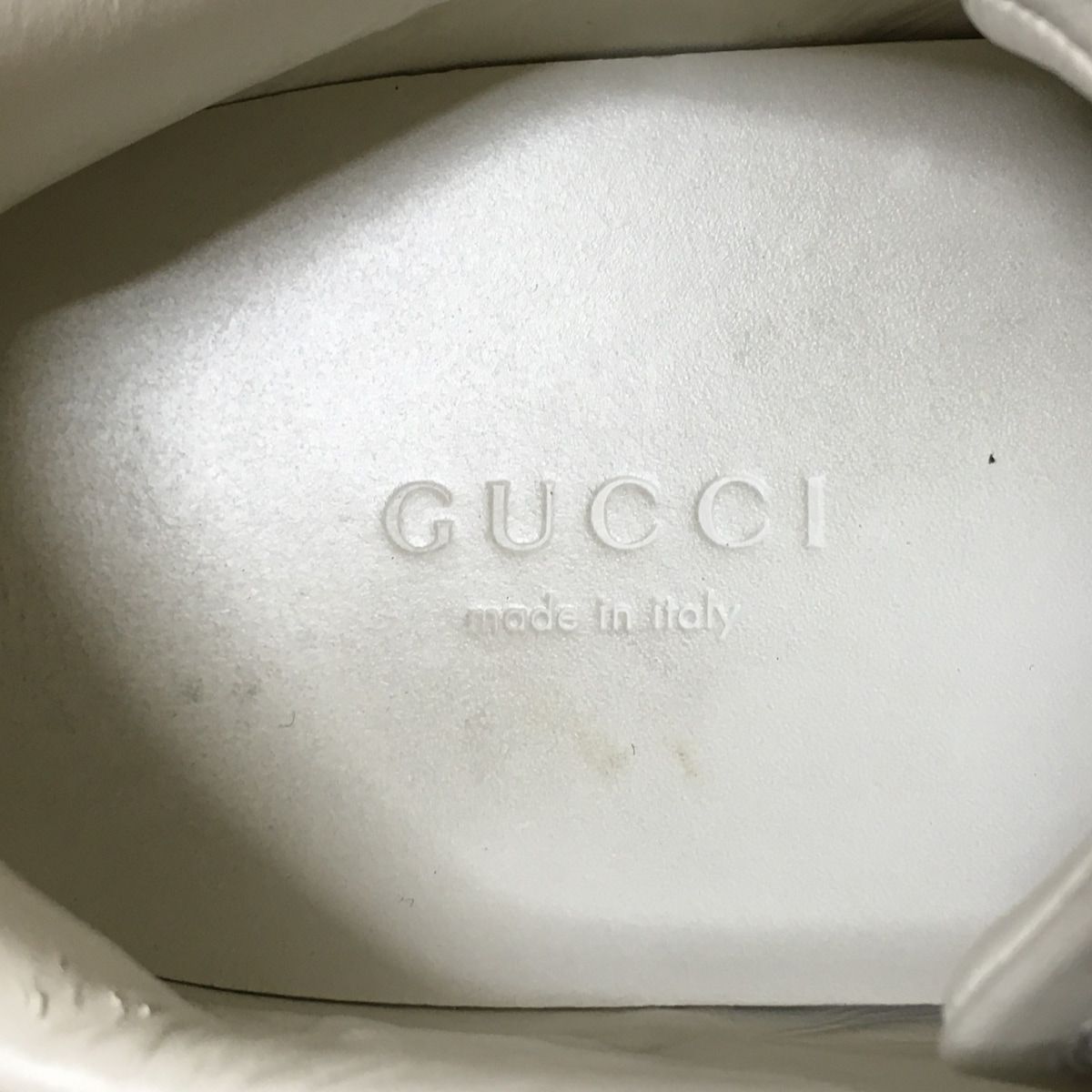 GUCCI(グッチ) スニーカー 36 レディース エース エンブロイダリースニーカー 454562 白×レッド×マルチ スター(星) レザー