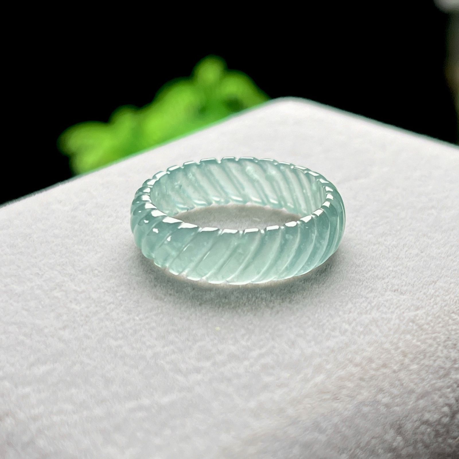 天然翡翠 ダイヤリング 本日限定価格】14k 翡翠リング 鑑定書あり 天然