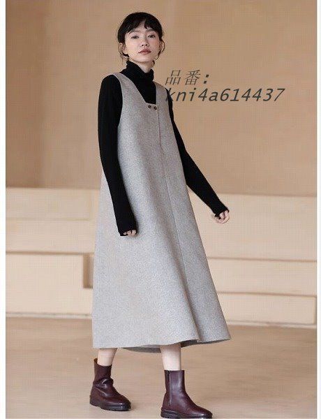 スカートひざ下丈 ゆったり