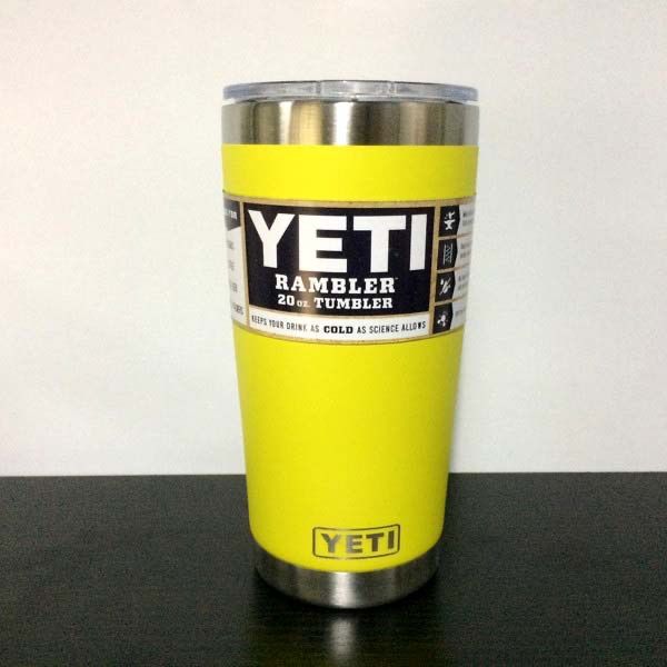 YETI イエティ 20オンス 20oz ランブラー タンブラー 保温 保冷 アウトドア 水筒 ボトル イエロー - メルカリ