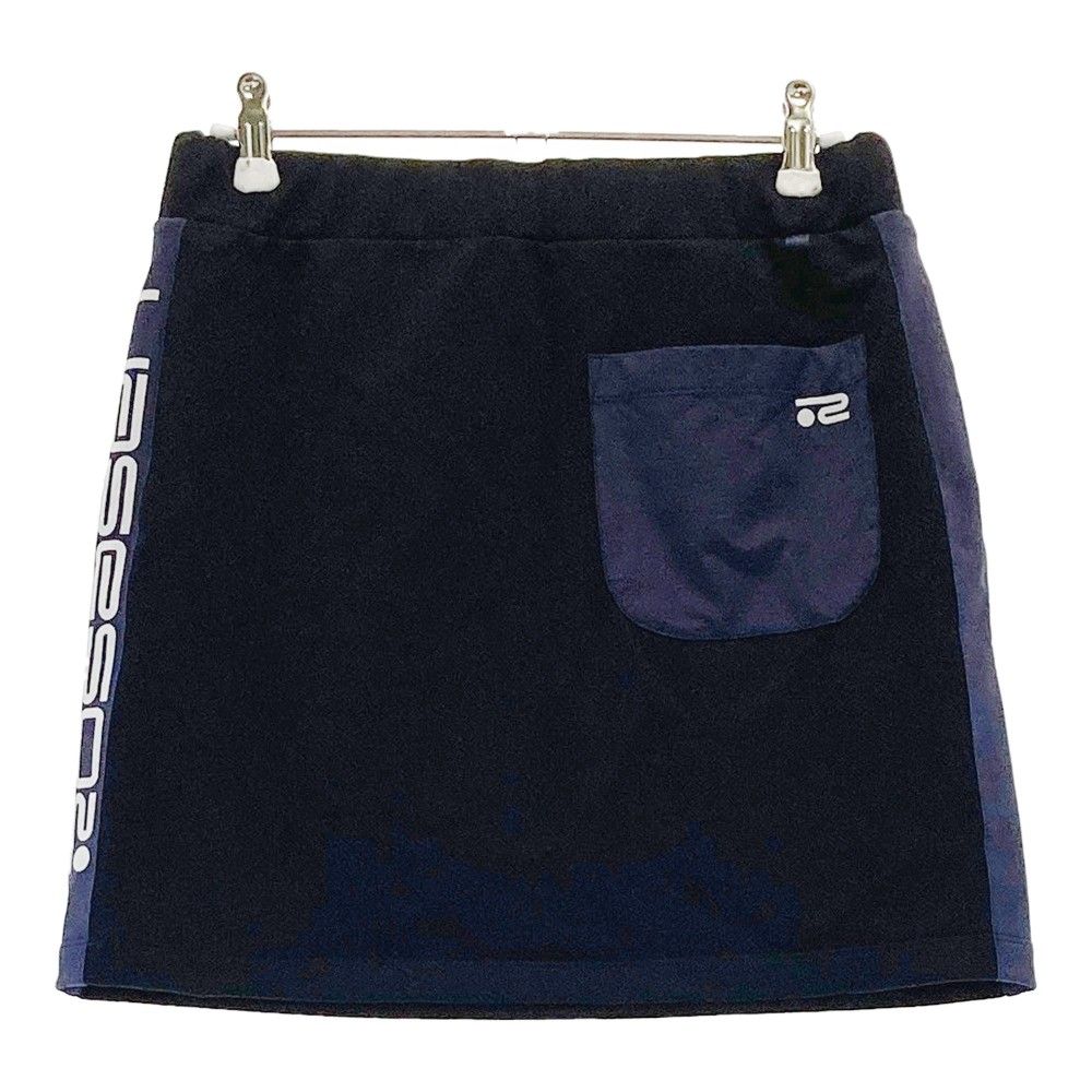 サイズ：40 ROSASEN ロサーセン 裏地付スカート ネイビー系