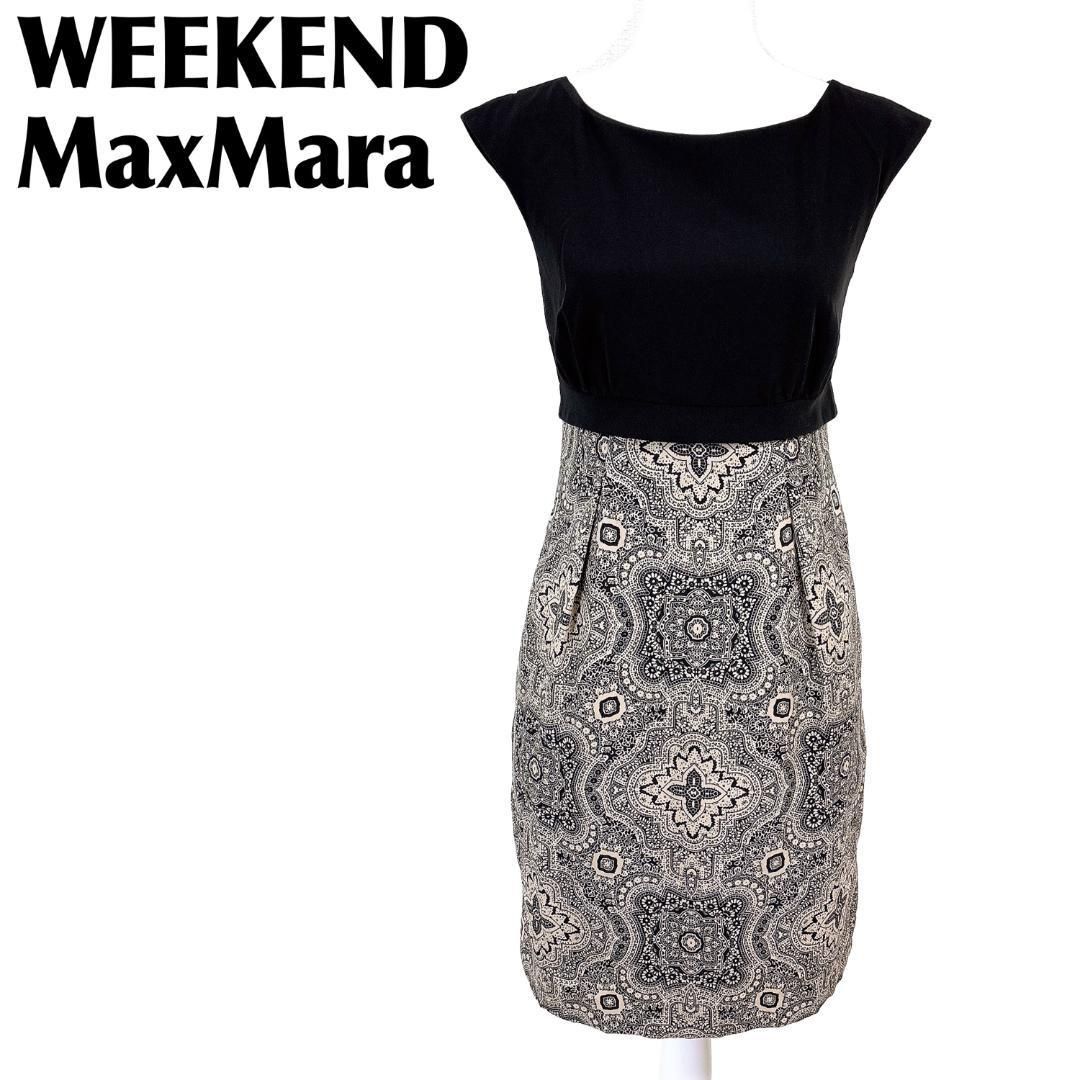 WEEKEND MaxMara ノースリーブワンピース タイト 36