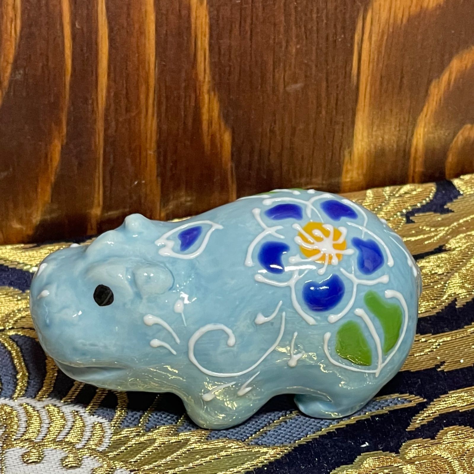 九谷焼 八幡窯 置物 寿老人 縁起物 開運 Yahoo!オークション