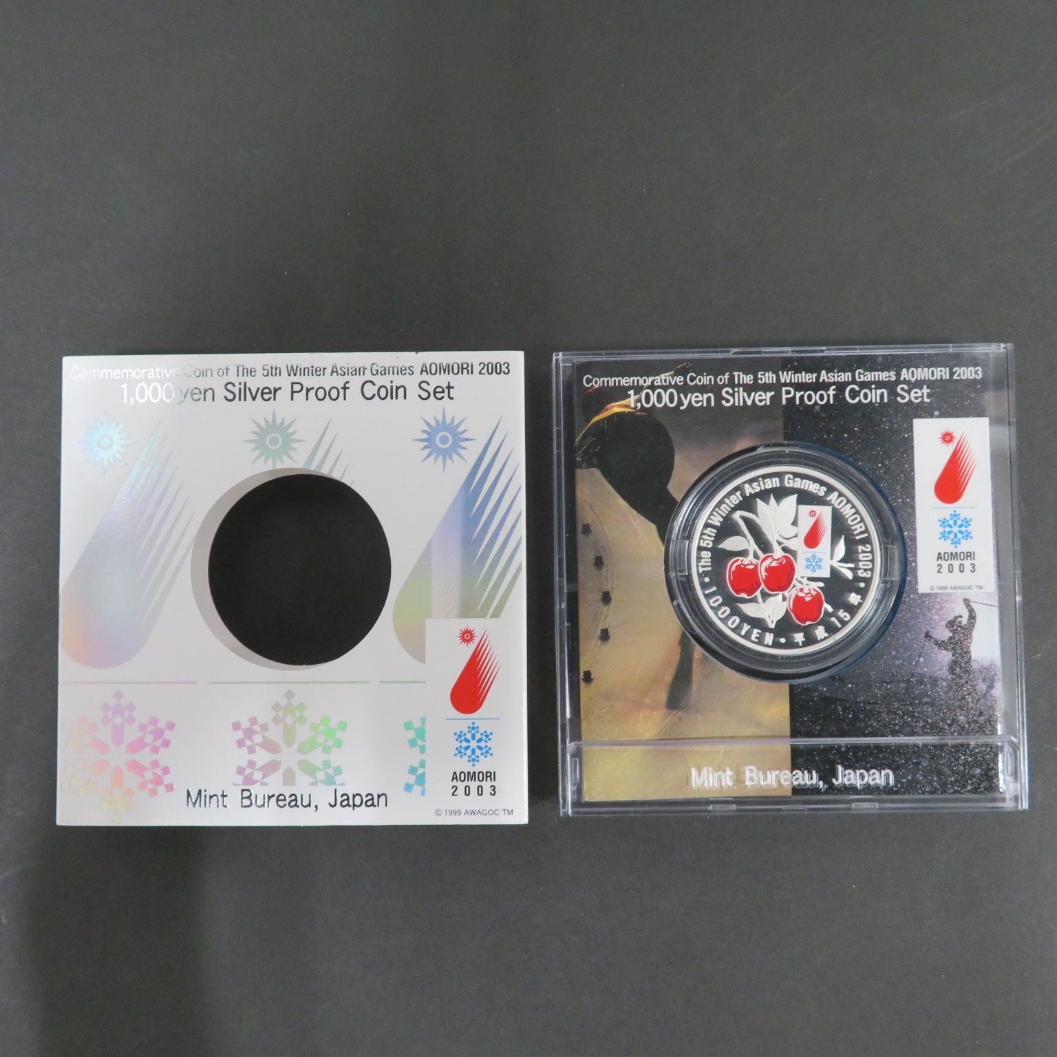 3151□アジア冬季競技大会□青森2003□千円銀貨□プルーフ貨幣