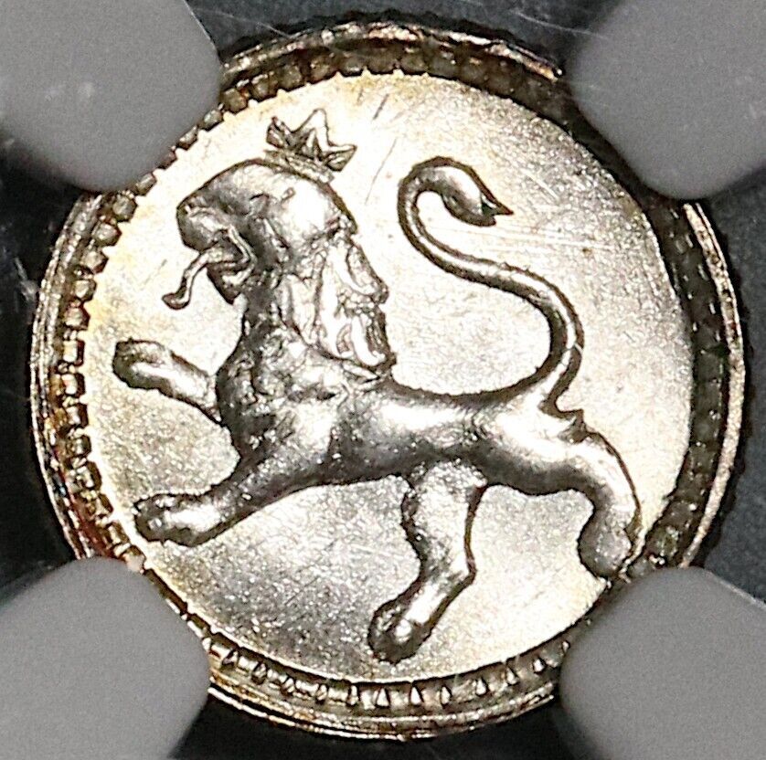 1866 NGC MS 66 Guatemala 1|4 Real Lion GEM Mint State Coin POP 1|2 20032304D