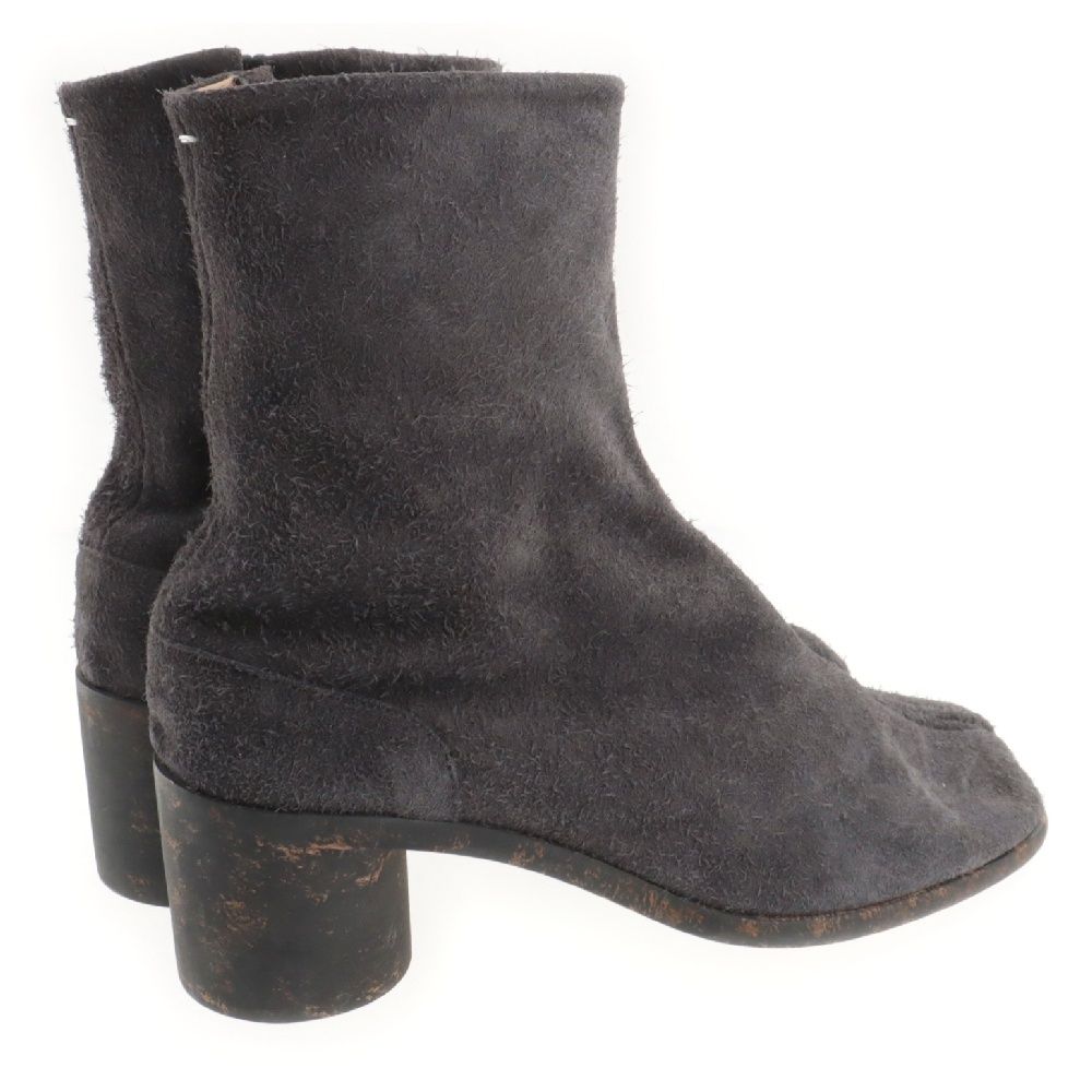 Maison Margiela (メゾンマルジェラ) S57WU0132 Tabi Boots タビ 足袋 スウェードレザー ヒールブーツ グレー