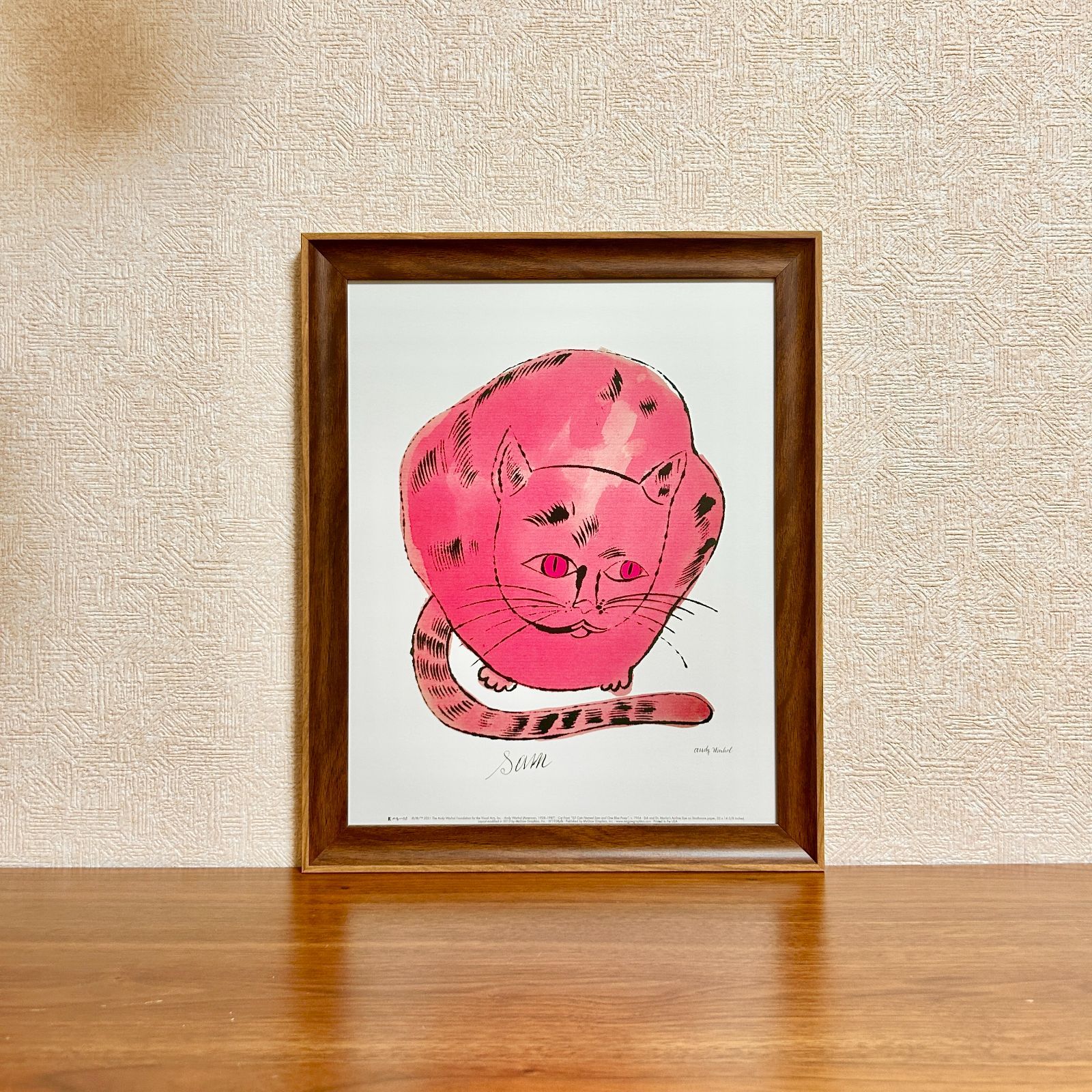 新品☆額縁付アートポスター(BRUCE MCGAW GRAPHICS)アンディ