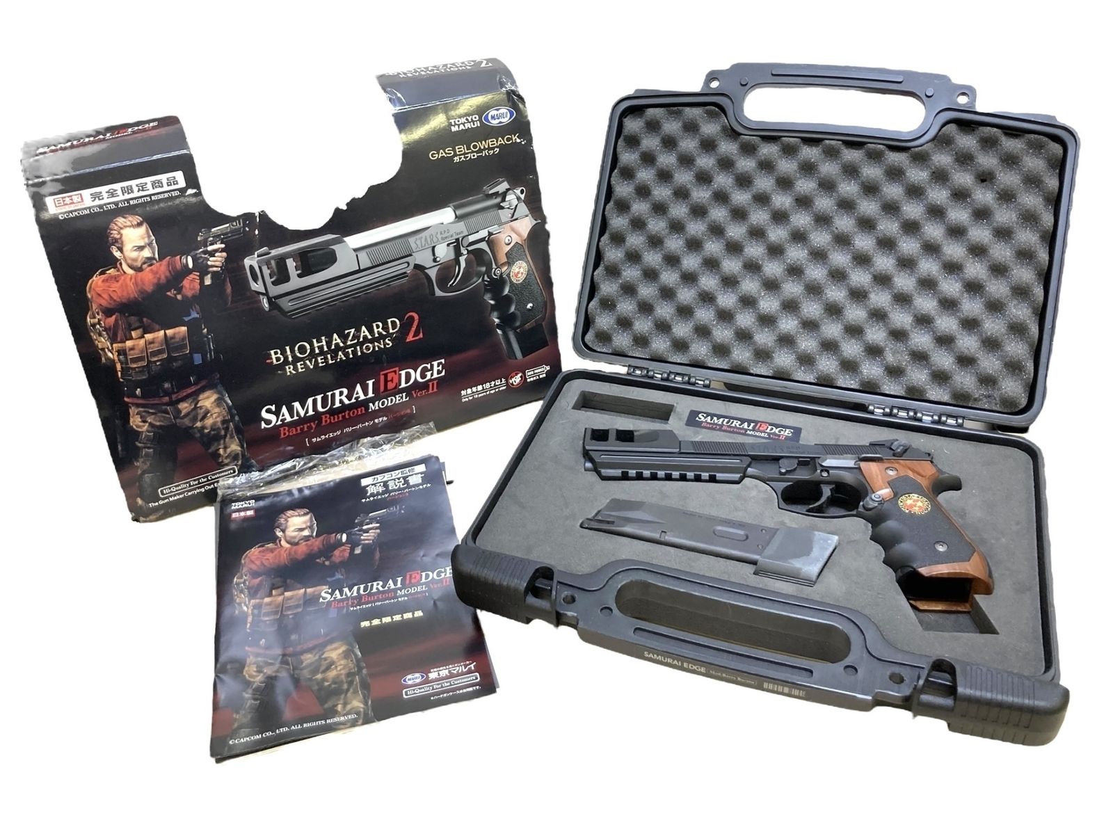 ◎東京マルイ BIOHAZARD REVELATIONS 2 SAMURAI EDGE Barry Burton Model Ver.II モデル サムライエッジ