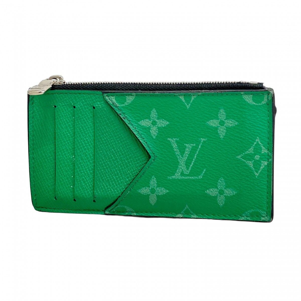 5md4393 ルイヴィトン コインケース タイガラマ コインカードホルダー M83102 カクタスグリーン メンズ
