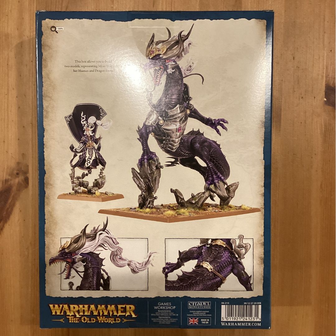 【ウォーハンマー オールドワールド】グランドキャセイ：“嵐龍”ミャオ・イン グランド・キャセイ ”嵐龍”ミャオ・イン Miao Ying, the Storm Dragon