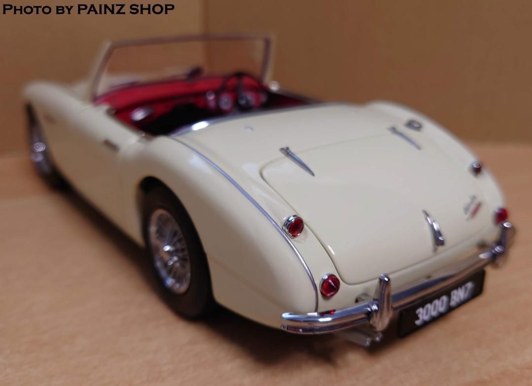 1/18 オースチンヒーレー3000 ホワイト Austin Healey 京商-人気