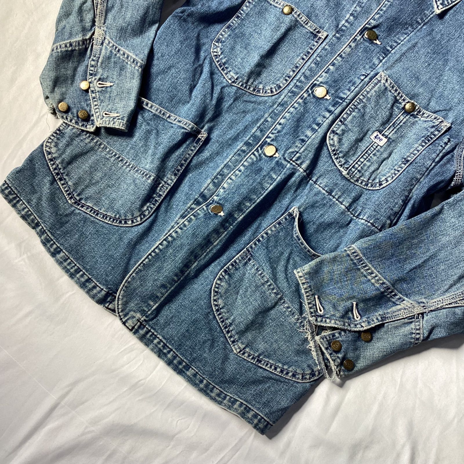 91-J 復刻 90s Lee リー 0412 ハウスタグ Lee リー 91-J カバーオール 0412 復刻 ハウスタグ 90s Mサイズ - メルカリ