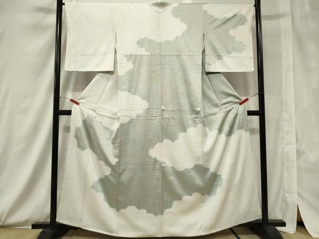 平和屋着物○訪問着 絞り 横段草花文 金彩 正絹 逸品 CAAW3622vf