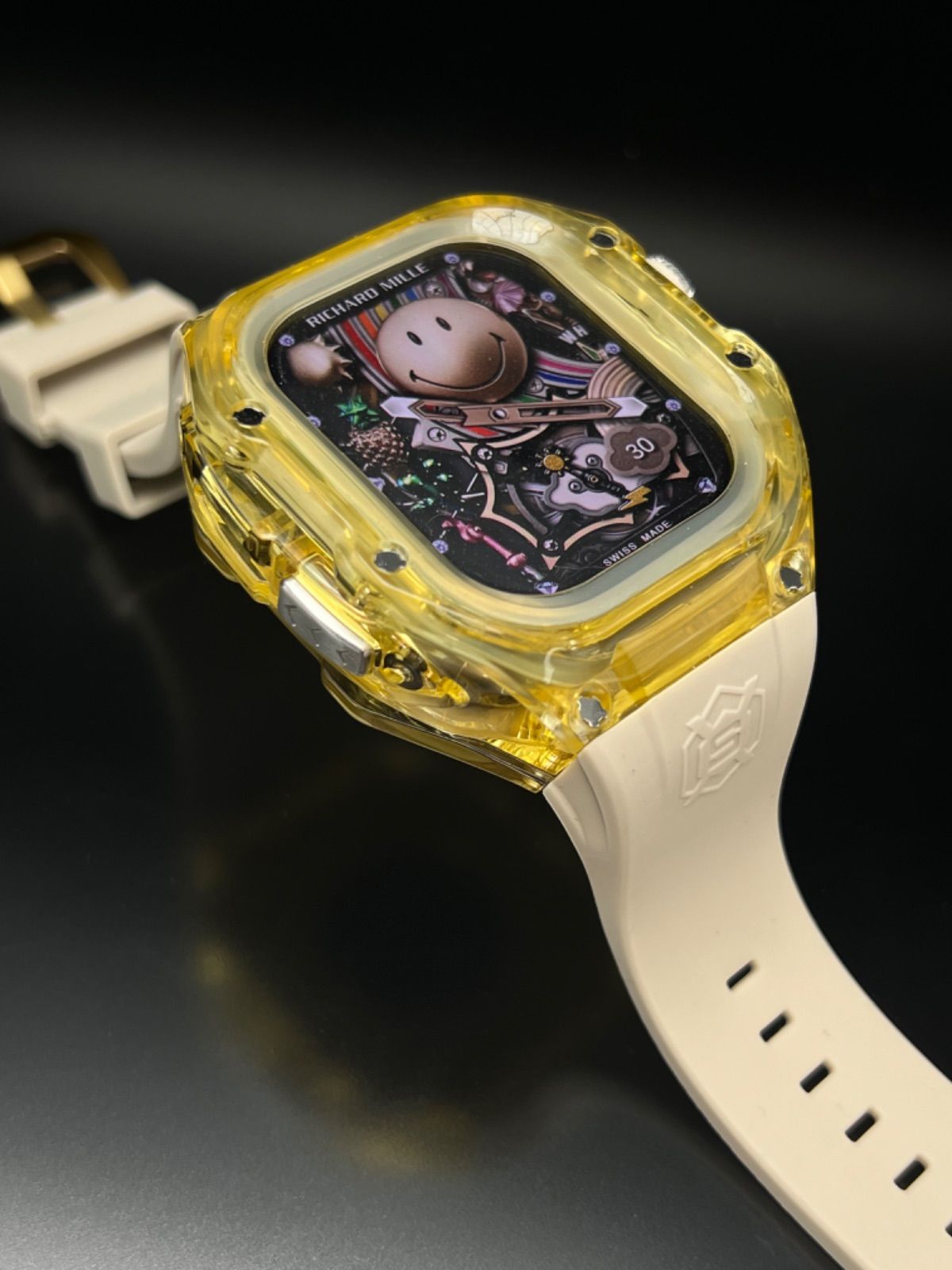 ゴールド アップルウォッチ 49mm ウルトラ クリアケースベルトセット WWW_OPDRERGINERDOGAN_COM