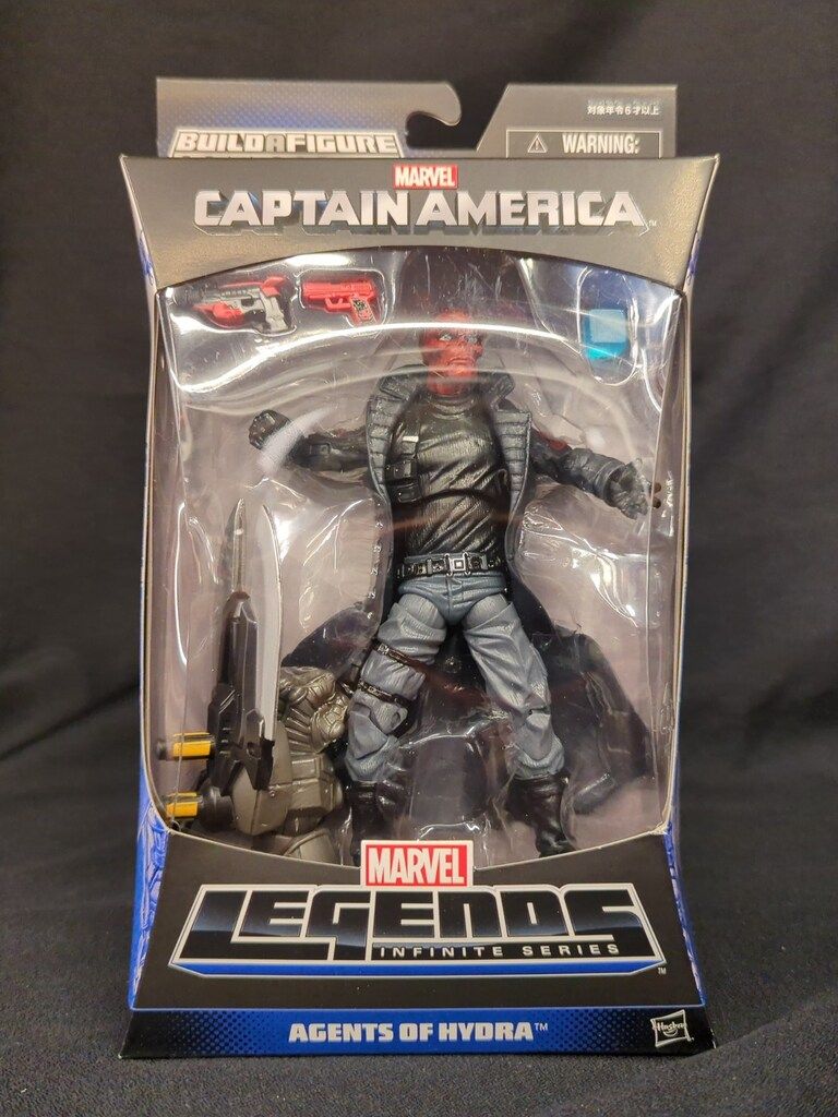 HASBRO MANDROID CAPTAIN AMERICA AGENTS OF HYDRA / RED SKULL 6インチ