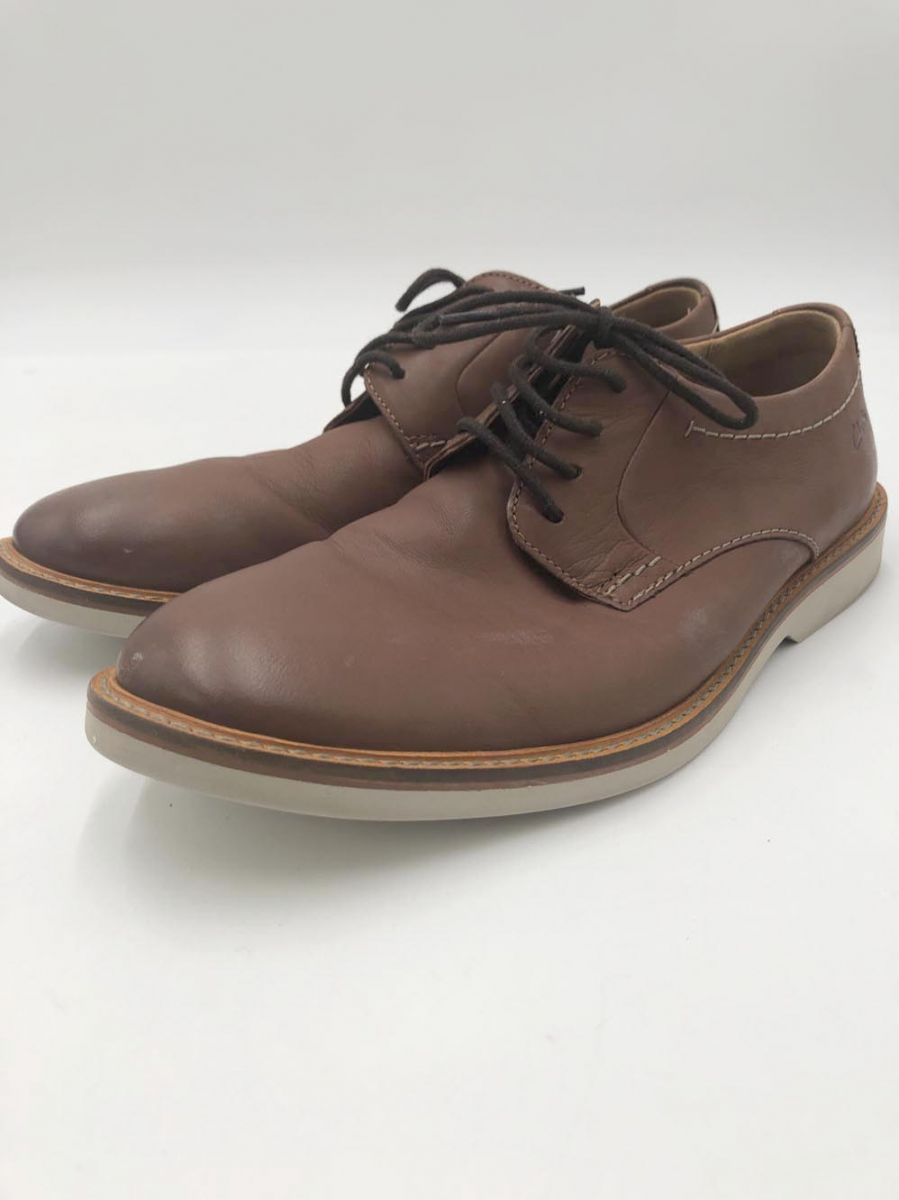 美品 Clarks クラークス アティカスレース ドレス シューズ size26.0/茶 ■■◎メンズ