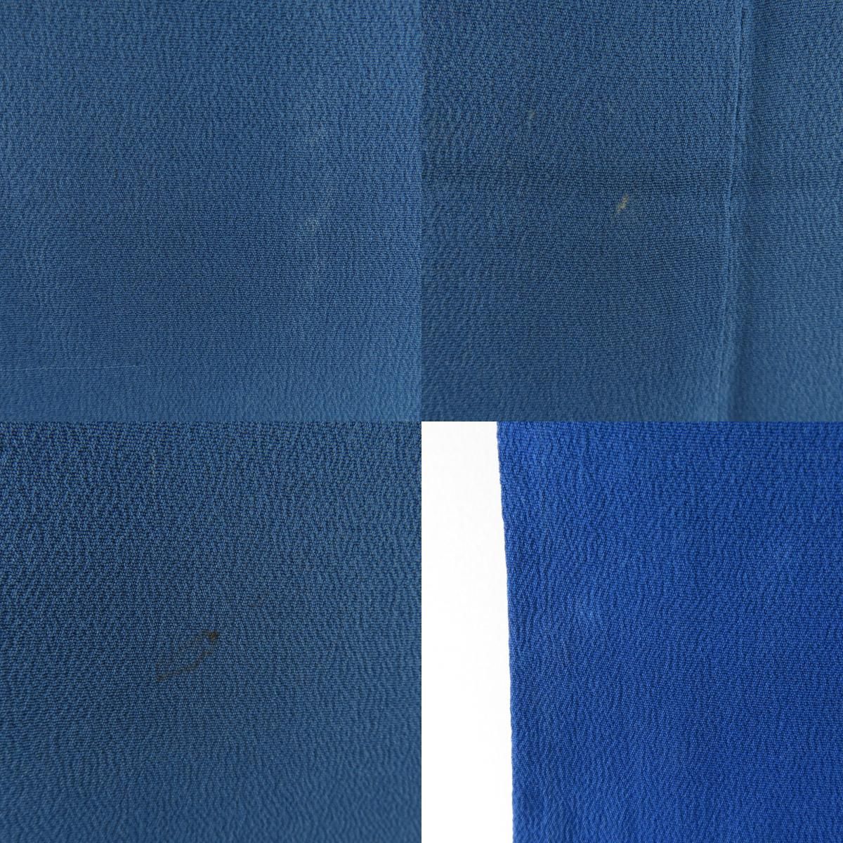 色留袖 アンティーク 昔きもの 袷 広衿 一つ紋 正絹 箔 鳳凰に花々