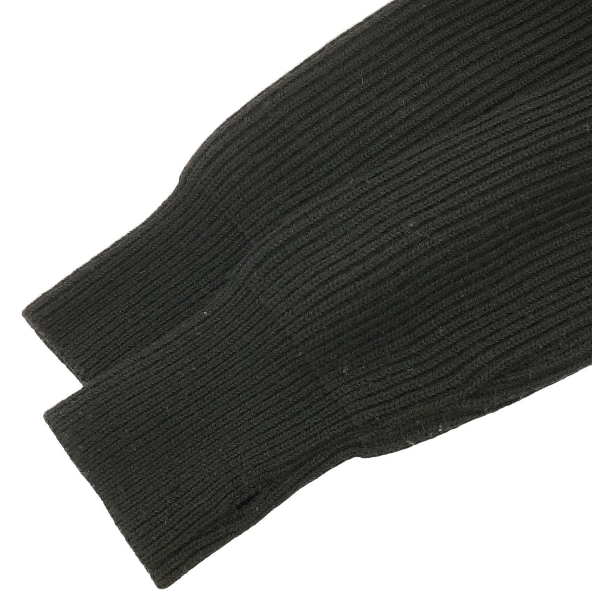 AMOMENTO アモーメント 23AW ウールリブニットセーター AM23FWW09KN ブラック 0 ITFG7ML6M2D4 AMOMENTO アモーメント 23AW ウールリブニットセーター