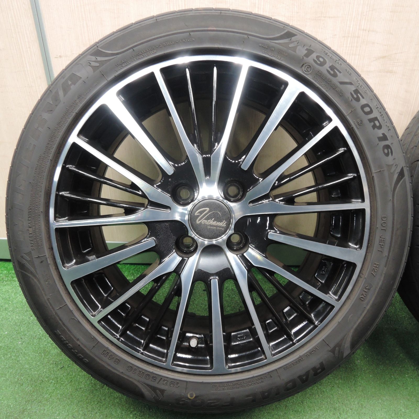 送料無料* 4本価格！20年☆Verthandi 195/50R16 ミネルバ ラジアル 