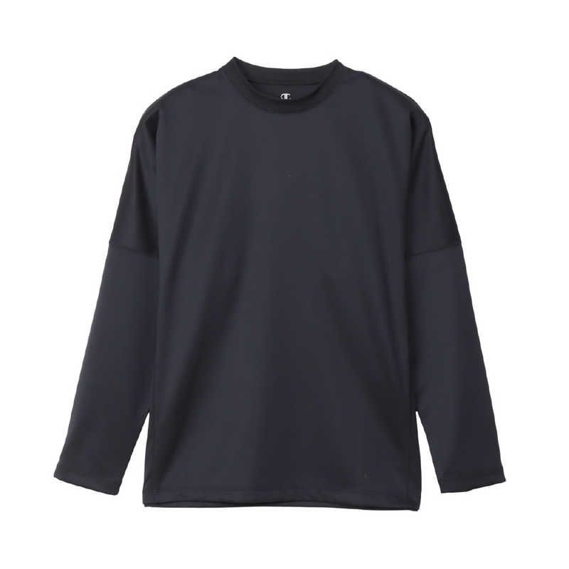 送料無料 ♥ 未開梱 チャンピオン リカバリーウェア ロングスリーブTシャツ Mサイズ ブラック C3-CS490