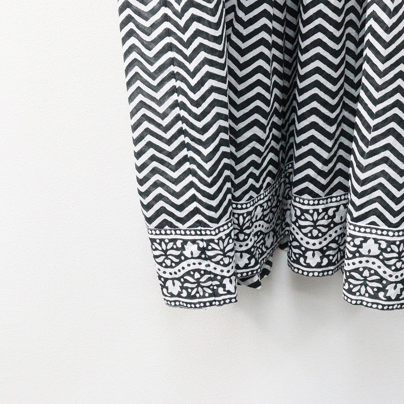 美品 SZ BLOCKPRINTS ロンハーマン別注 大阪店10周年記念品 ジグザグ  