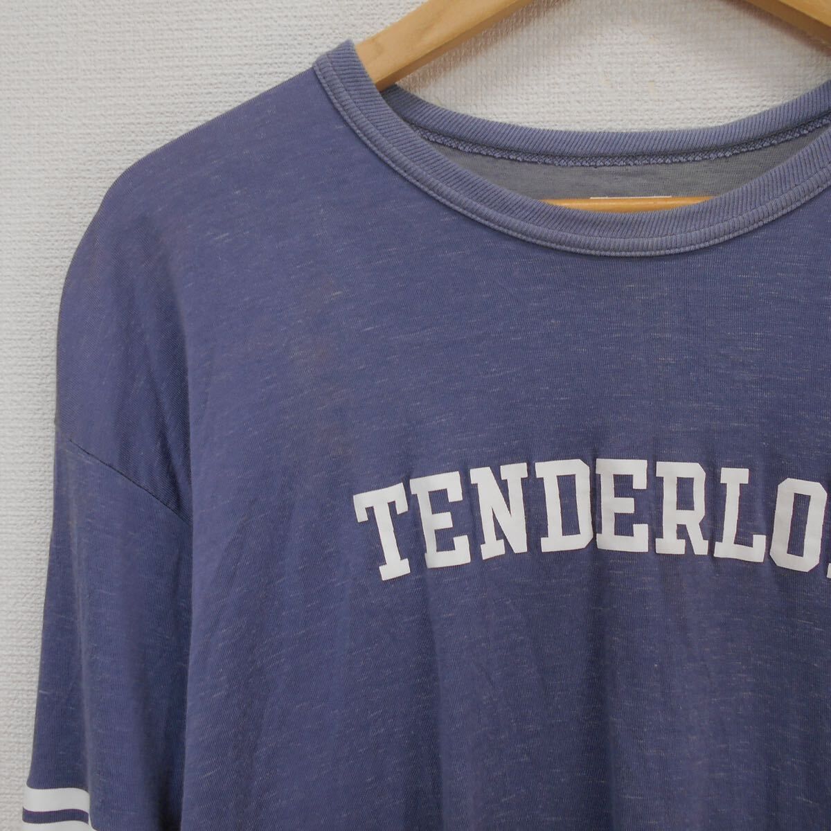 未使用 TENDERLOIN テンダーロイン NFL 3/4 七分袖 フットボールトップ 未使用 TENDERLOIN テンダーロイン NFL 3/4 七分袖 フットボールトップ