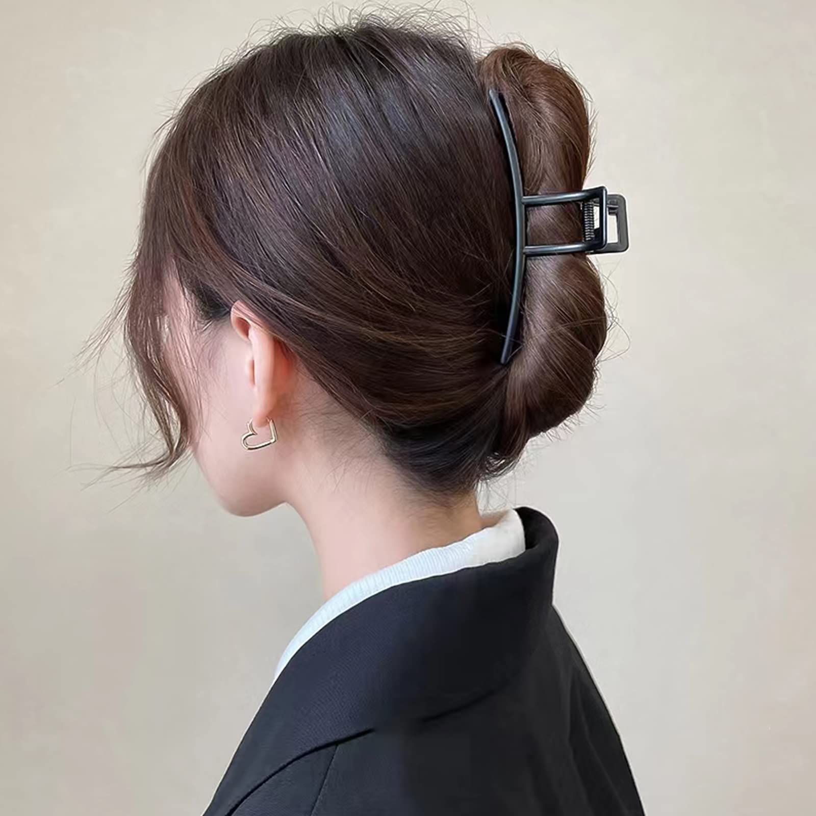 新着商品】軽い シンプル バレッタ ヘアアレンジ ヘアアクセサリー