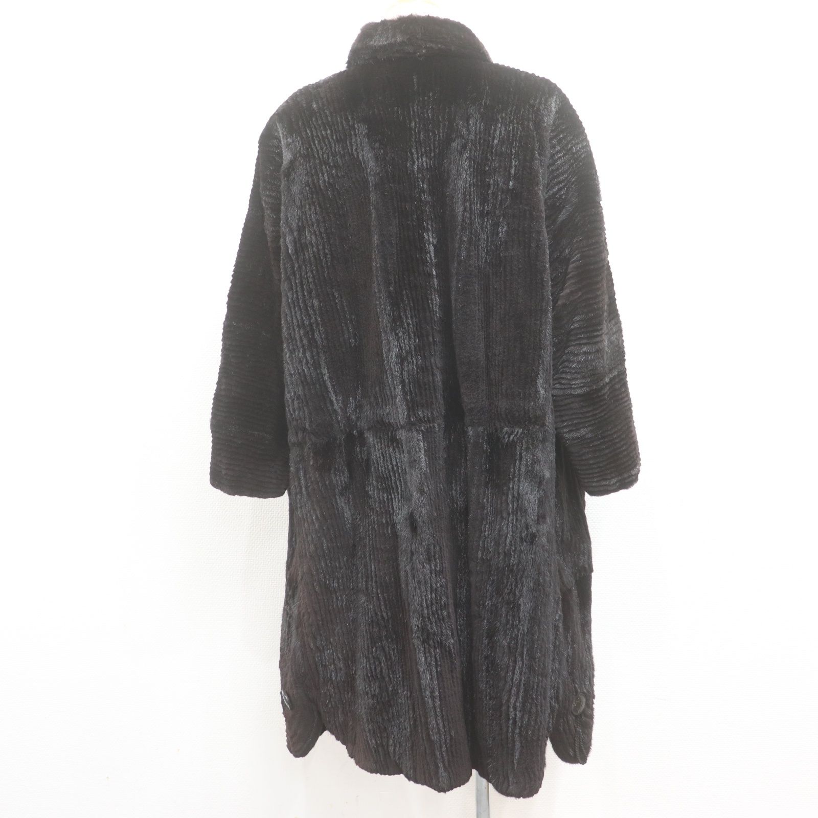  黒 ファーコート ヴィンテージ】フェンディ FENDI コート FENDI コート